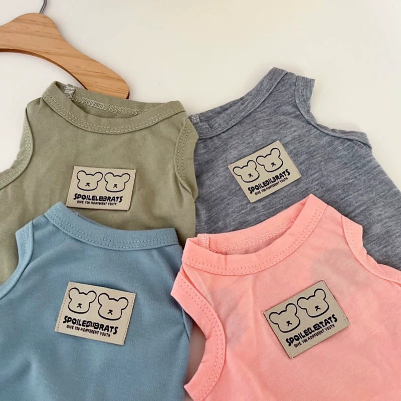 Летняя собака, кошка, жилет Тедби, медведь Йоркшир Бомейшнауцер VIP-собака, одежда для домашних животных