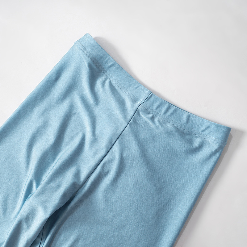 Ropa de otoño para mujer, cuello redondo, manga corta, cintura alta, pantalones adelgazantes, traje informal