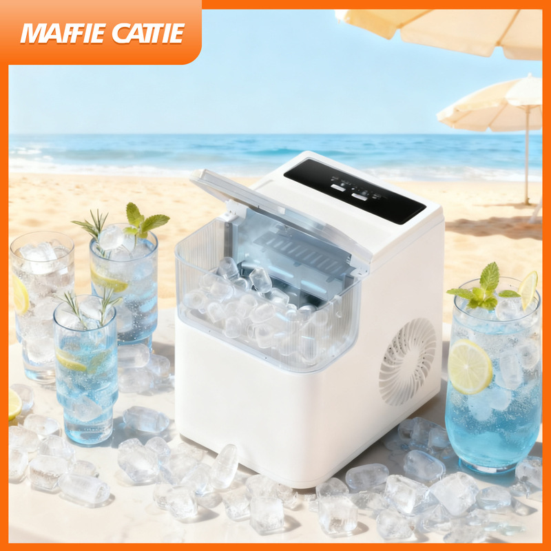 Portable Ice Maker for Home Use, Bullet Ice Maker, Fast Ice Production, Cross-Border, Low-Power, Fully Automatic, Small Ice Cube Machine Portable Ice Maker for Home Use, Bullet Ice Maker, Fast Ice Production, Cross-Border, Low-Power, Fully Automatic, Small Ice Cube Machine