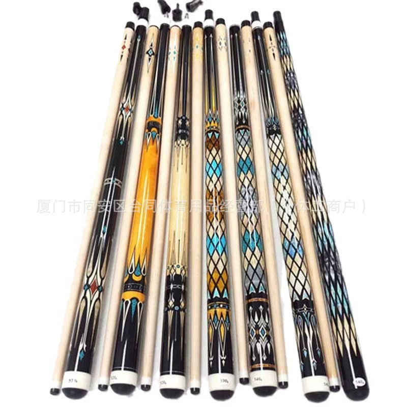 Кий для пула 1/2 nine-ball из кленового дерева, с водяным знаком, профессиональная модель, легкий, из цельного дерева, высокоточный