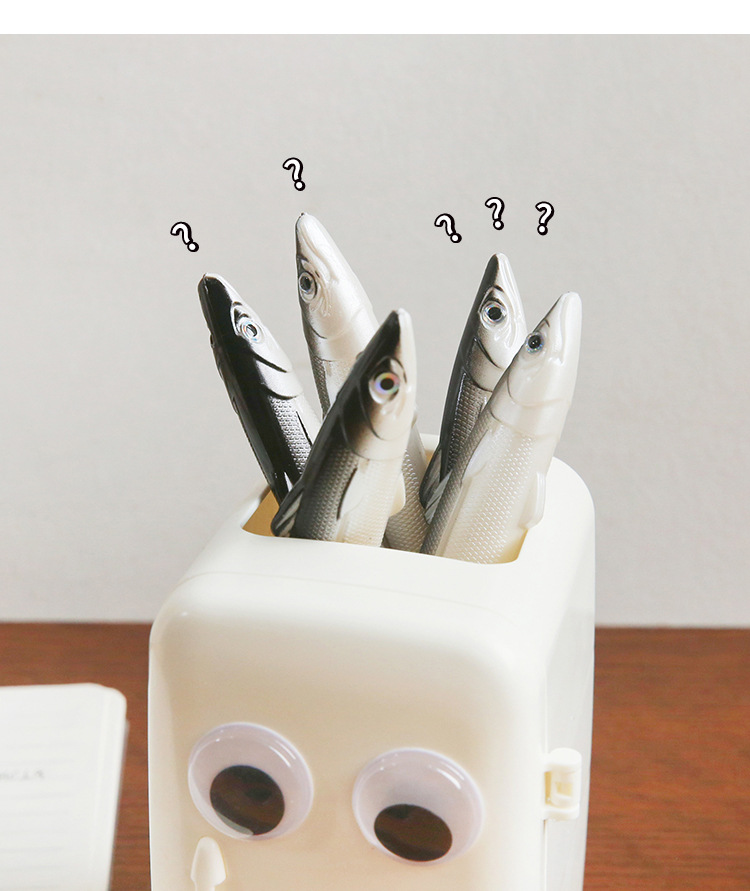 24g Weight Ballpoint Pen Stationery Type 1 Piece Quantity School Occasion PVC Material Fish Pattern Simple Style Style New Fashion Creative Student Funny Stationery Ballpoint Pen