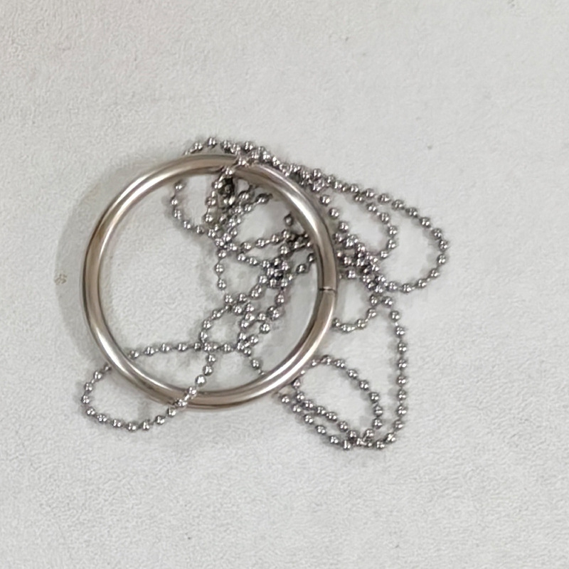 Hebilla de anillo de desmontaje de ocho piezas ABC venta al por mayor de 8 piezas de 24 piezas juego completo de nueve hebilla intelectual de juguete educativo de metal de cadena