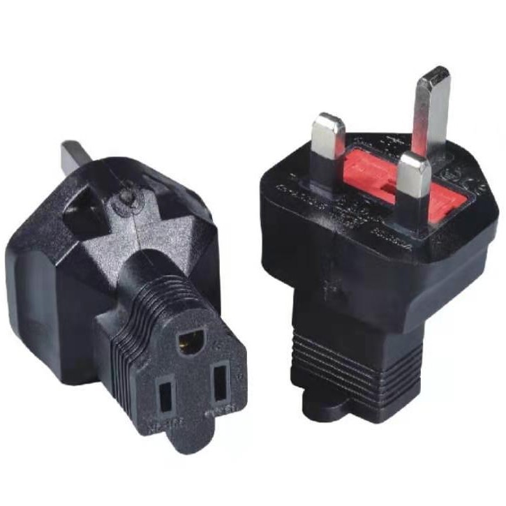 供应英规格转美规格插座亚马逊热销 爆款海鲲无其他一年