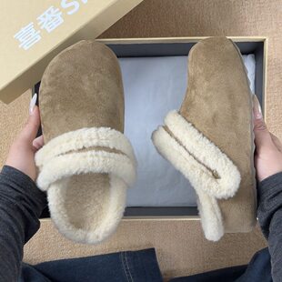 ϲ��SHOP�����ӽq��ů���eһ�_��Ů�⴩ëë����Ь���^��������Ь