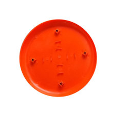 玻璃钢凳子面板凳面圆形凳子盖板坐面钢筋凳八孔家用塑料圆板凳面