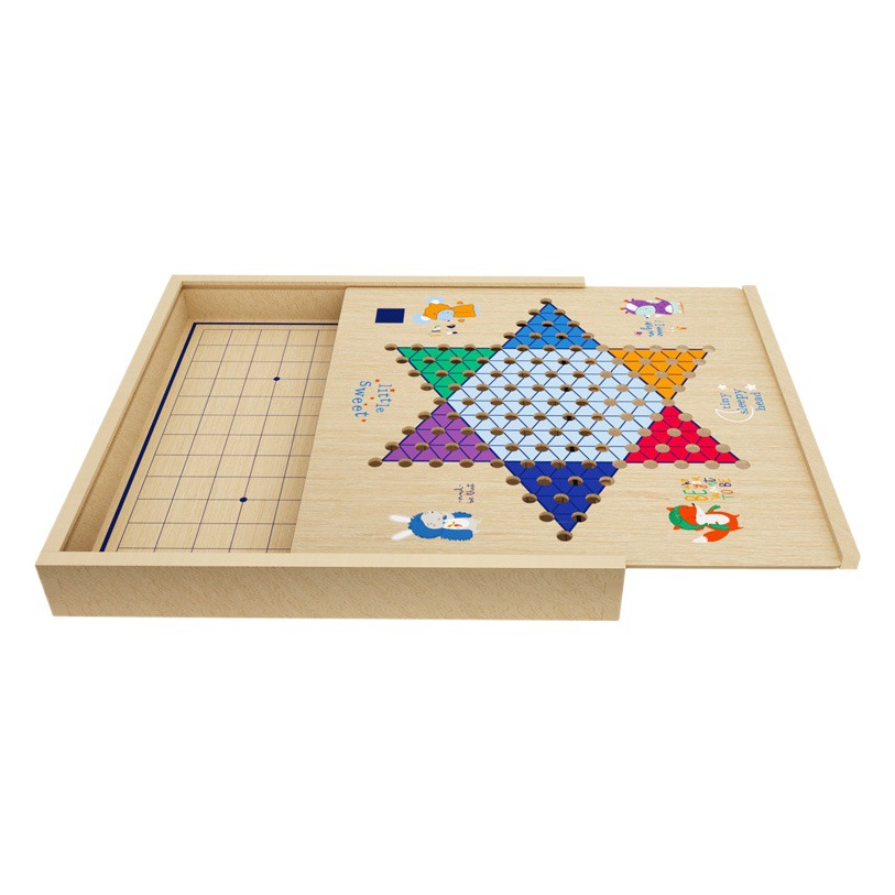 Ajedrez volador damas backgammon juguetes educativos para niños de ajedrez multifuncional de madera ajedrez ejército ajedrez animal traje de ajedrez