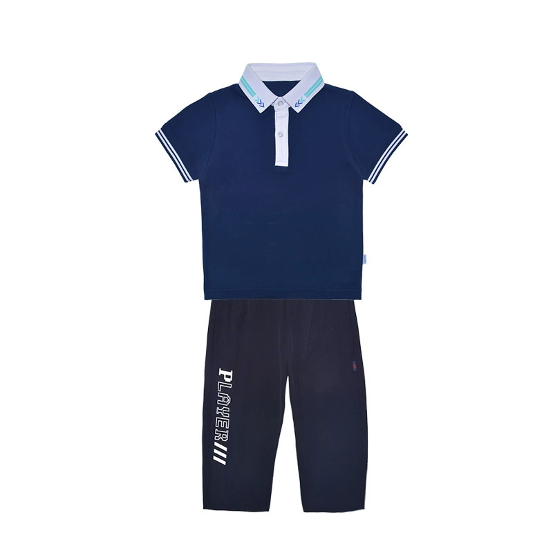 澜洋贝贝 Summer uniform for elementary school students, direct factory sales, with short sleeve