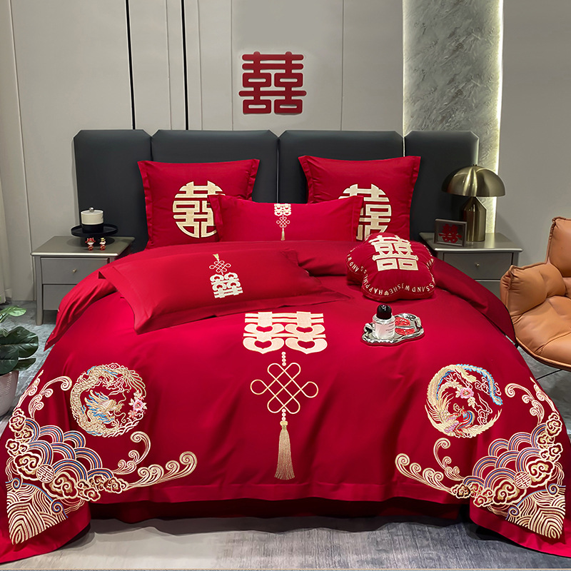 신룡과 봉황 더블 행복 XN [부티크 자수]