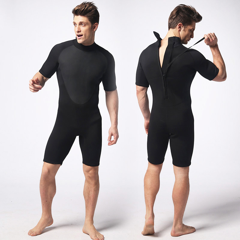 in stock neoprene diving suit 3mm men's short diving surfing suit foreign trade explosions factory direct sales