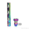 Cross -border hot -selling Cookies series aluminum aluminum colorful glass smoke cigarettes accessories Glass pipe