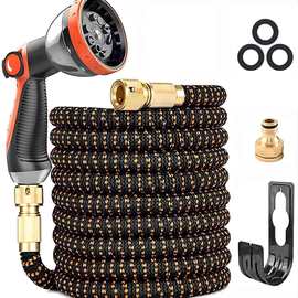 亚马逊热销浇花花园软管 高压洗车伸缩水管 3倍伸缩花园水管