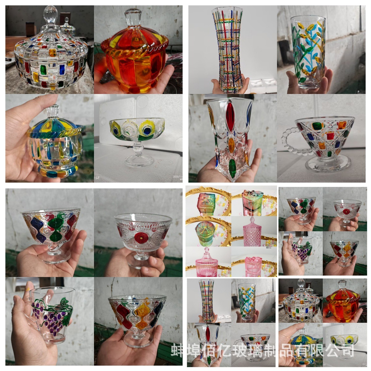 水晶消磁碗御守盐净化玻璃碗白水晶消磁碎石扩香石容器首饰收纳盒