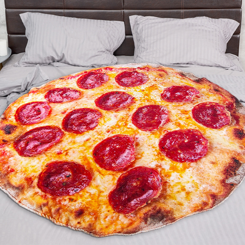 Amazon burrito manta impresa digital manta de pizza franela manta de siesta manta de oficina franela manta