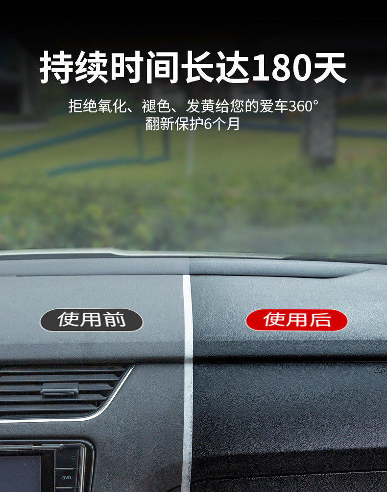 Topbit Plastic Renovation Agent Car Interior Leather Care and Renovation Polishing Coating Cleaning Agent Car Supplies