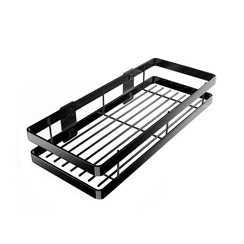 現代簡約廚房調料置物架多功能壁挂式免打孔家用油鹽醬醋收納架子