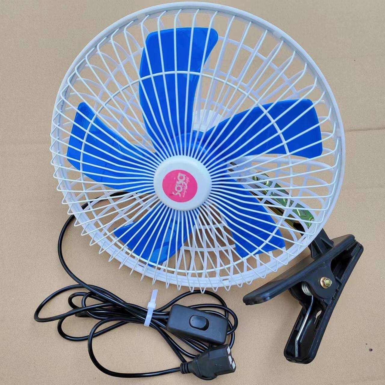 Electric Vehicle Fan 12V48V60V72V Universal Speed-Adjustable Car Fan Outdoor Stall Night Market Tricycle Fan