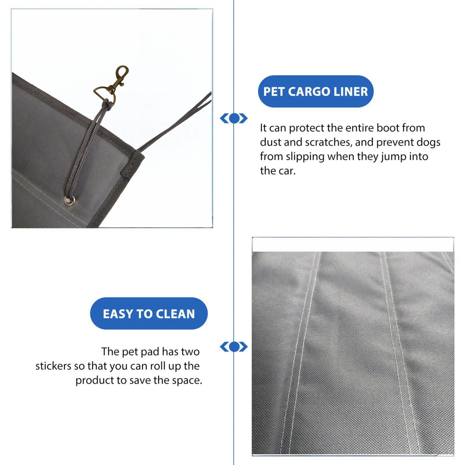 Y Large Size Universal Car Accessories Trunk Anti-Dirt Mat Foldable Bumper Protection Pad Anti-Collision Mat Large Size