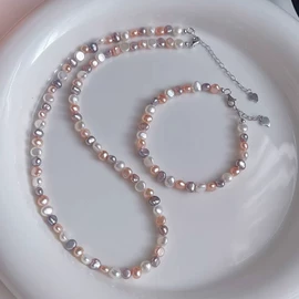 天然珍珠项饰;项链;天然珍珠手饰