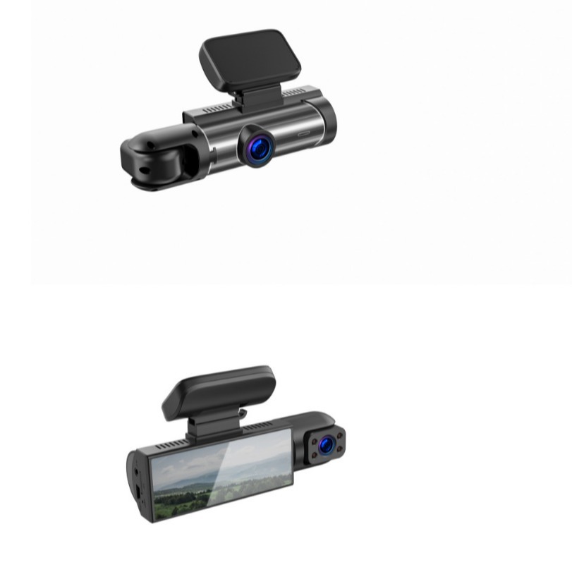 (2개) M8 자동차 운전 레코더 HD 나이트 비전 1080P 자동차 360 도 자동차 앞 자동차 이중 렌즈 이중 녹음 통합