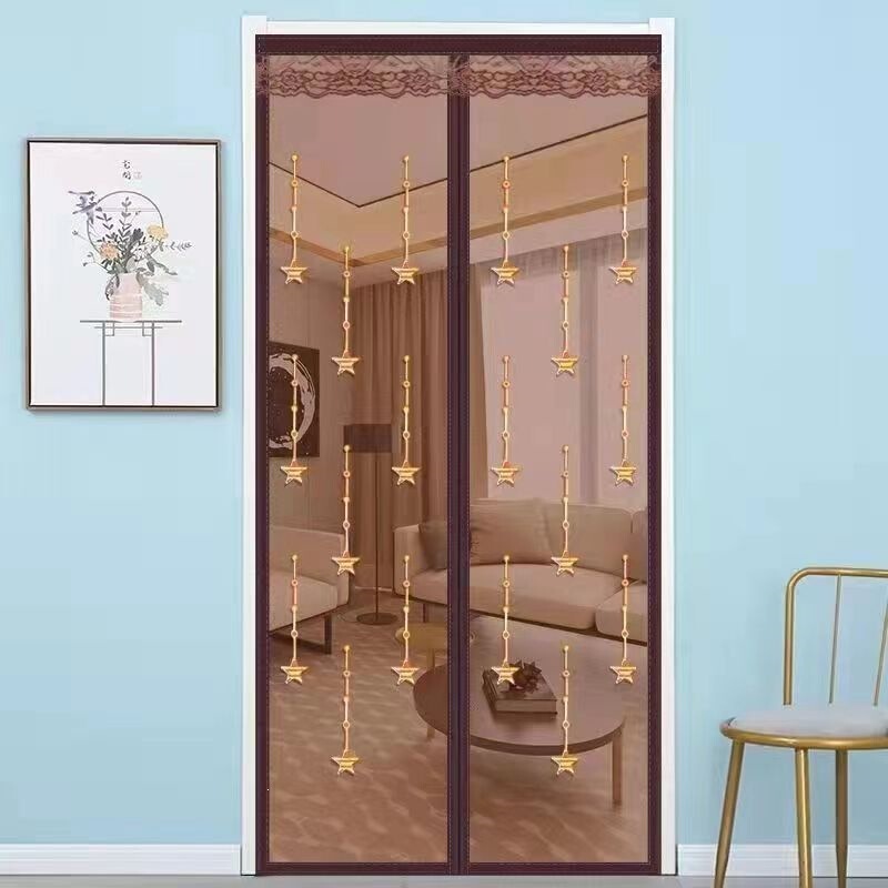 New Magnetic Mosquito Net Door Curtain for Summer, Magic Mosquito and Fly Screen for Bedroom, Encrypted Mesh Screen Door for Home Partition, Perforated New Magnetic Mosquito Net Door Curtain for Summer, Magic Mosquito and Fly Screen for Bedroom, Encrypted Mesh Screen Door for Home Partition, Perforated