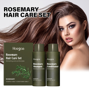 HOEGOA Rosemary Washing and Protection suit Dandruff Control Oil Shampoo Fragrance Retention Moisturizing Conditioner Refreshing Hair