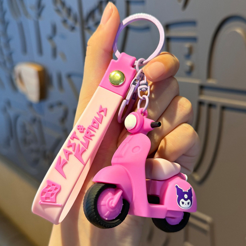 クリエイティブかわいいサンリオキーホルダーバッグペンダントカップル漫画ペンダントスクールバッグ車のキーチェーンギフト|undefined