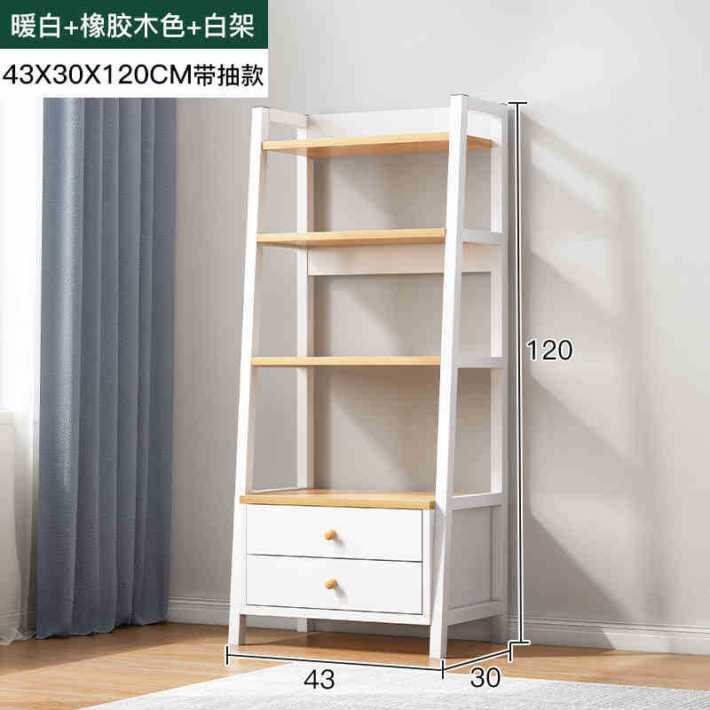 Estante simple estante de almacenamiento de múltiples capas estante de exhibición sala de estar estantería hogar dormitorio piso gabinete de almacenamiento sub-estante