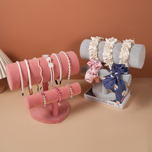 Headband Storage Rack, Velvet Jewelry Rack, Hairband Rack, Hairpin Rack, Hair Rope Rack, Hair Tie Rack, Headwear Display Rack, Household Artifact