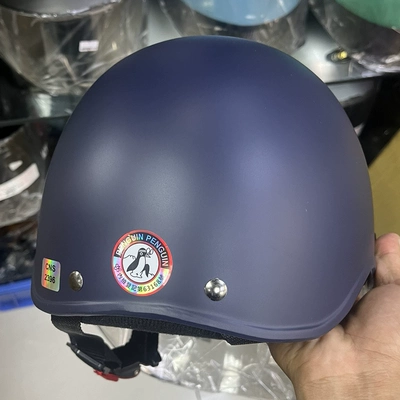 Vehicle Helmet for Men and Women, Motosiklet dəbilqələri - one-size-fits-all-matt-dark-gray-blue-new-standard-standard-light-tea-lenses