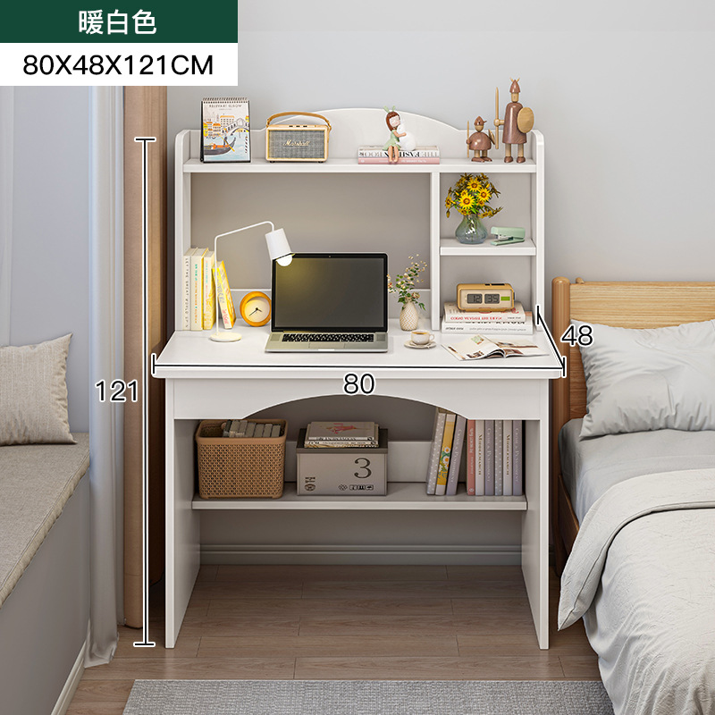 Escritorio de la computadora escritorio simple Escritorio de aprendizaje actualización mayor escritorio en casa dormitorio simple moderno escritorio estantería combinación