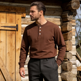 OKONKWO ���A���ذ�280�˼Ӻ�ɫ�L������IT�� henry shirt TEE