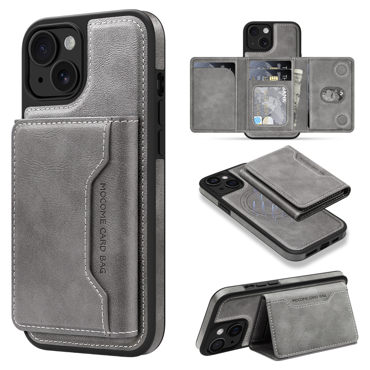 Ốp lưng iPhone 16 chống sốc viền dày, chất liệu TPU mờ — Vàng sa mạc, Tím đậm, Xanh ngọc, Màu đen chi tiết 11