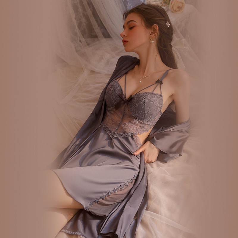 Moran Gray: including suspender skirt + robe