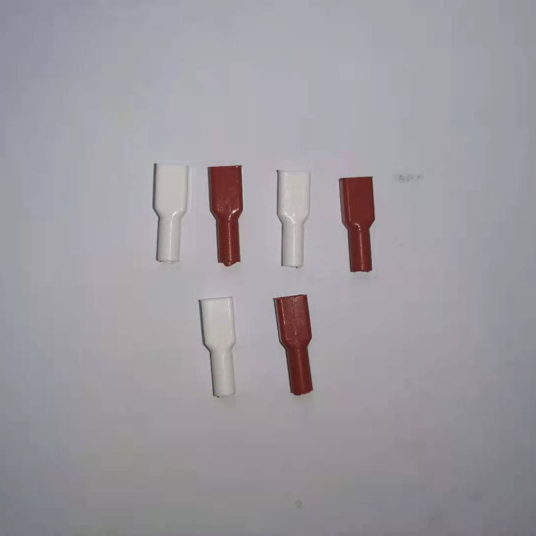250/187直插/旗形端子护套 6.3/4.8插簧绝缘硅胶端子护套