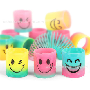 Cross-Border Creative Spring Rainbow Circle Stress-Relief Party Favors Small Gift Packs Children's Toys Kindergarten Prizes Emotional Development