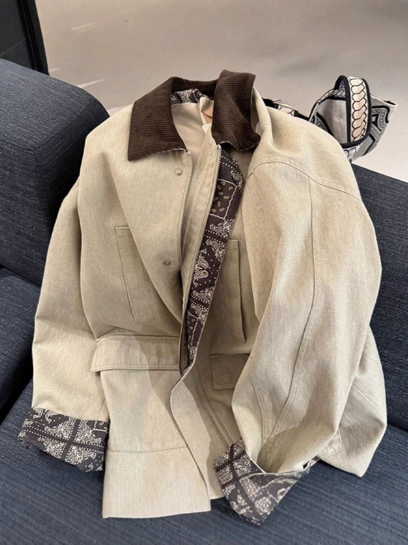 Осенняя trench coat, ретро длинная куртка для отдыха, до середины икр
