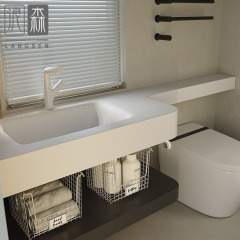 デュポン可丽耐一体盆浴室キャビネットセットトイレトイレ延長手洗い洗面台盆カスタマイズ