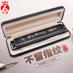 Germany imported Feihuang harmonica 24-hole polyphony harmonica professional performance level beginner adult men's advanced musical instrument