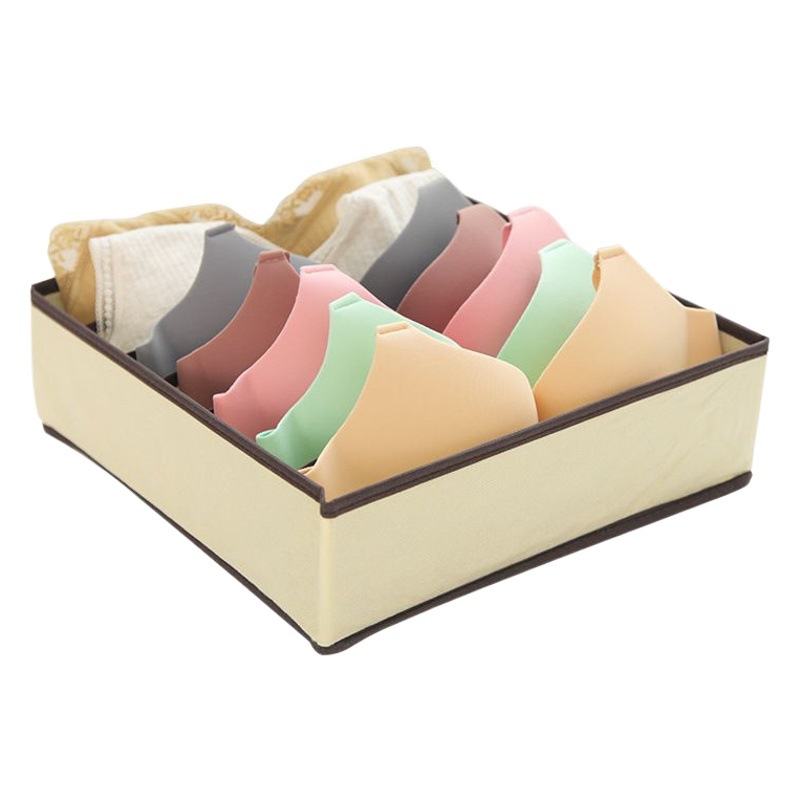 Caja de almacenamiento de ropa interior, camiseta, ropa, pantalones, caja de almacenamiento, compartimento para dormitorio, calcetines de algodón y lino, bolsa de almacenamiento para sujetador