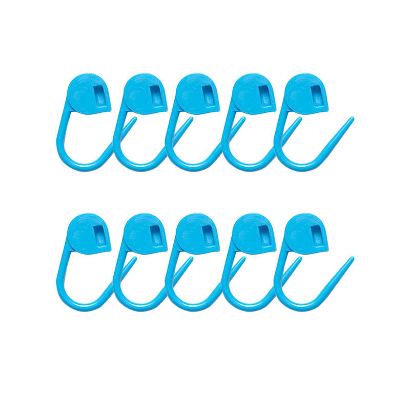 Colorido tejido lana pequeña marca hebilla colorido seguridad pequeño pin plástico posicionamiento hebilla DIY anti-liberación hebilla al por mayor