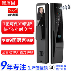 智能锁3D人脸识别智能门锁入户门指纹锁家用远程开门密码锁跨境