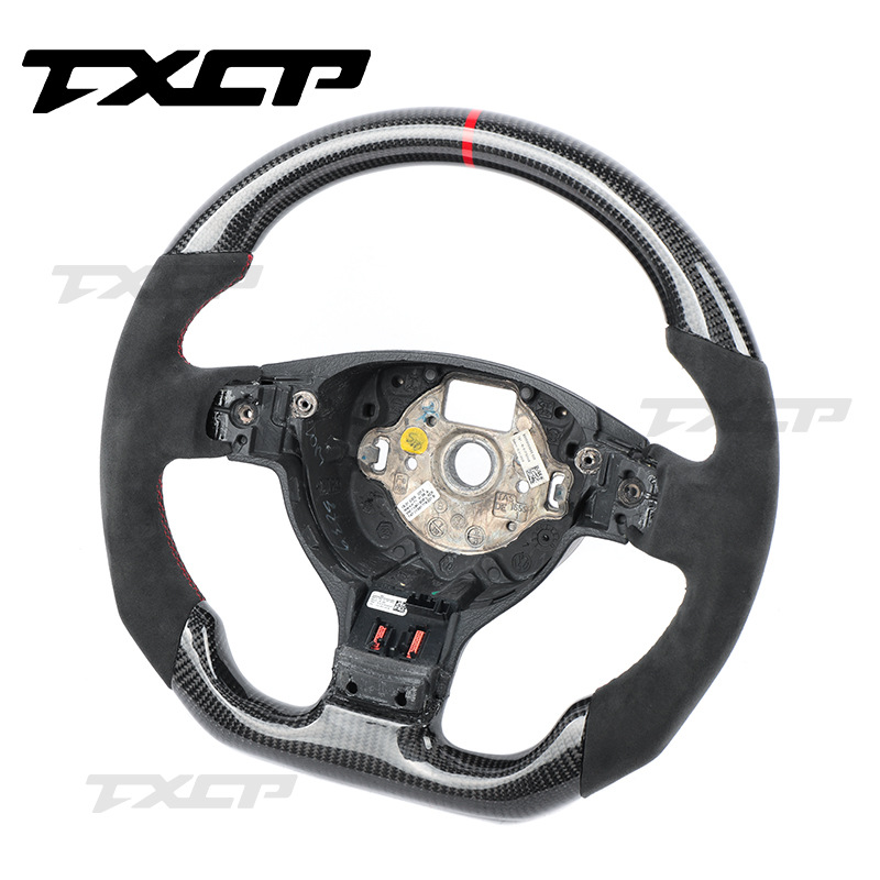 Suitable for Volkswagen 5th generation GTI Golf 5 Jetta MK5 GTIR series carbon fiber steering wheel modification upgrade