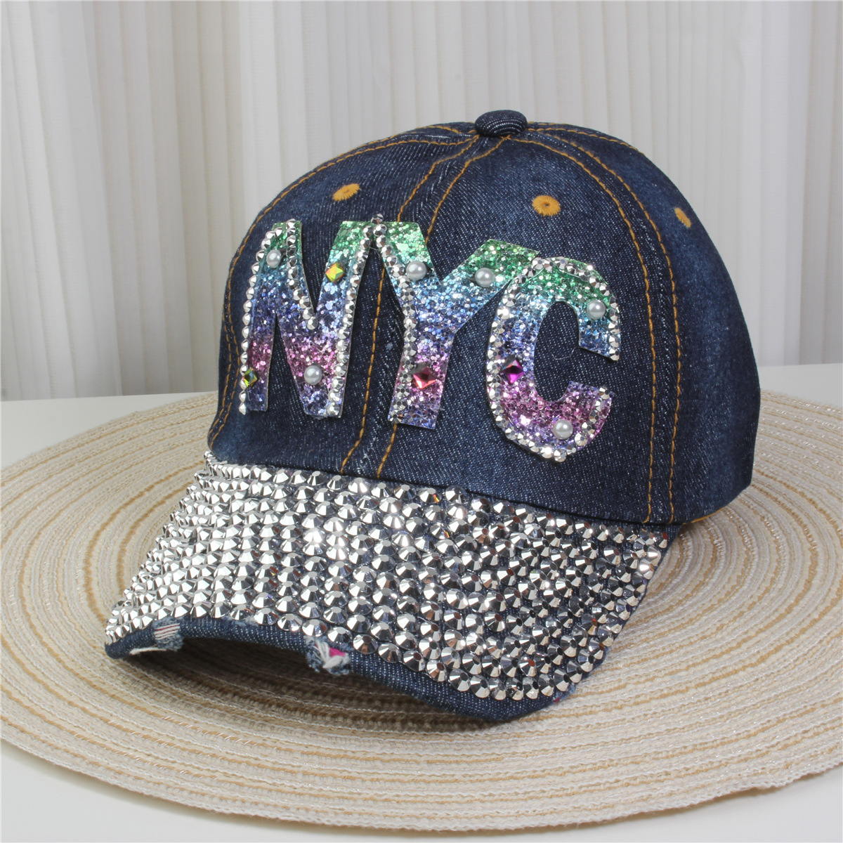 147g Weight Baseball Cap Hats Type Daily, Street Occasion Denim Material Letter, Usa, Butterfly Pattern All Seasons Season Unisex Gender Simple Style, Classic Style Style Curved Eaves Rim Unisex Simple Style Classic Style Letter Usa Butterfly Curved Eaves Baseball Cap 20