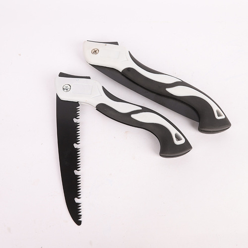 Multifunctional folding saw Portable alloy steel woodworking hand saw Garden household folding saw Outdoor convenient garden saw