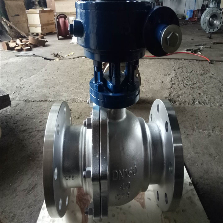 蒸汽三通换向切断阀 Q341F-16P DN125不锈钢手动球阀L型转换