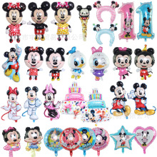 跨境卡通儿童米老鼠造型米奇米妮气球派对装饰生日铝膜气球