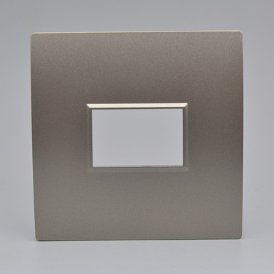 Dark grey 86 A Strong and weak electricity switch socket Wall Dark outfit blank Multi-Media Wall function panel