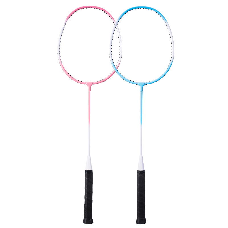 Fábrica real venta directa raqueta de bádminton para adultos de alto valor nominal, juego de raqueta de bádminton familiar para padres e hijos