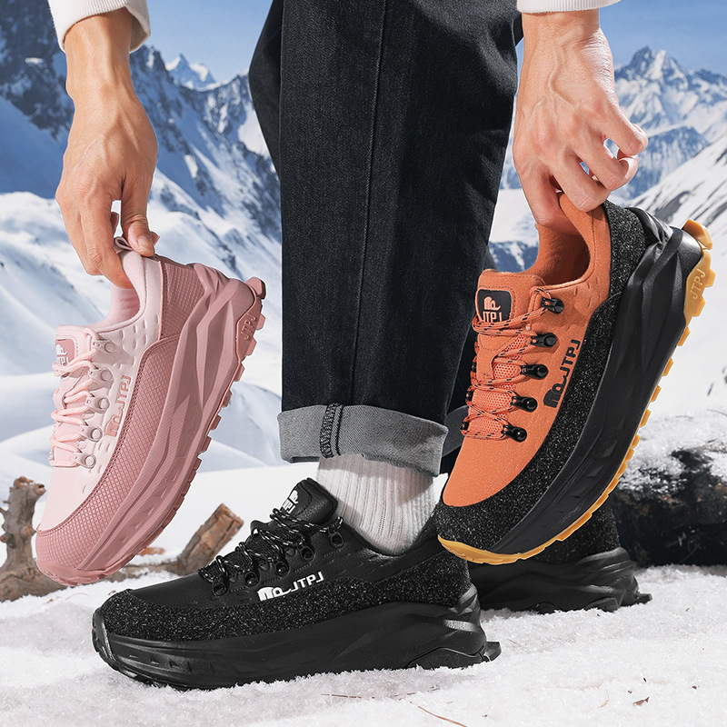 Botas de neve para homem forradas com lã para inverno_voghion.com
