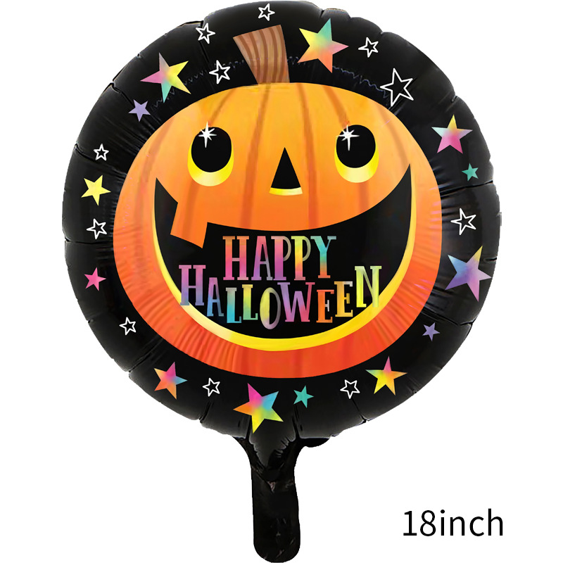Nuevo globo de Halloween decoración de película de aluminio globo Wansheng tema fiesta diseño especial-en forma de globo de dibujos animados
